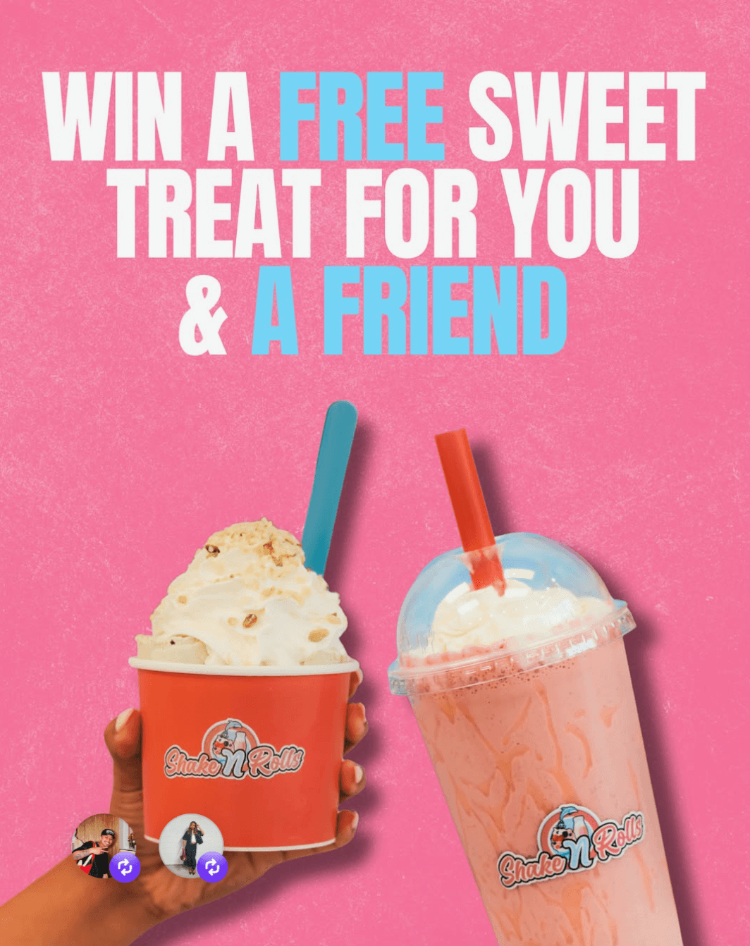 Shake N Rolls social media creative 2